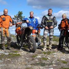 Kari ja Juha Lapissa MotoJyskyn safarilla