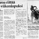 1995 MM Riihimäki ennakko